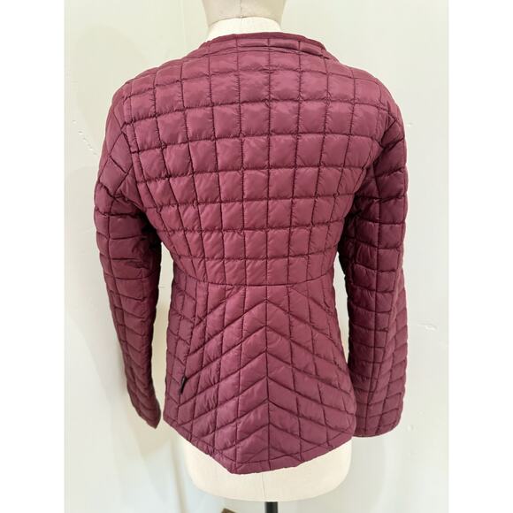 The North Face Women's Small Thermoball Jacket Coat Puffer Puffy Red Maroon - Picture 2 of 12